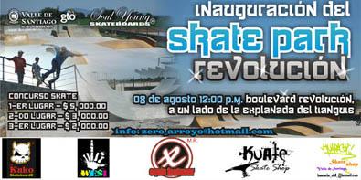 Inauguración skatepark en Valle de Santiago.