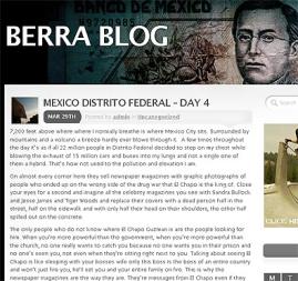 Berra habla de México en su Blog.