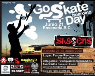 Eventos para el Go Skate Day.