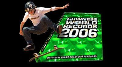 EL skateboard en los Guinness