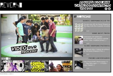 Reverso Skateboards nuevo website.